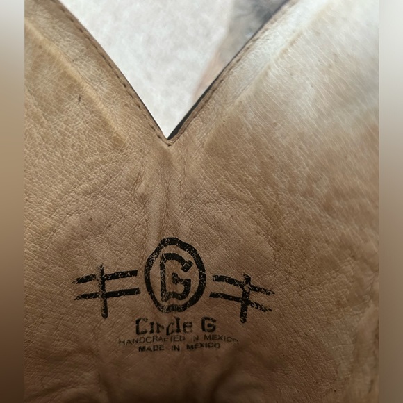 Circle G cowboy boots, size 8.5 - Picture 6 of 7